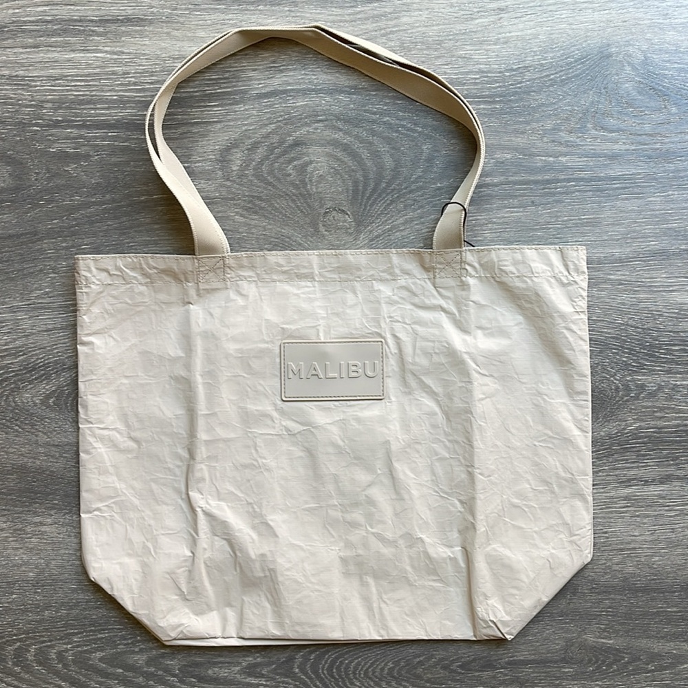 Aloha Collection Reversible Tote, Malibu Stripes, sandstone